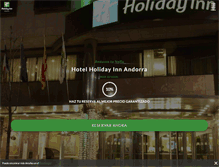 Tablet Screenshot of holidayinnandorra.com